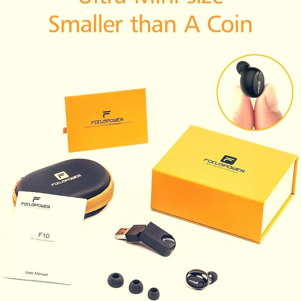 FOCUSPOWER F10 Mini  Earbud  Wireless Headphone